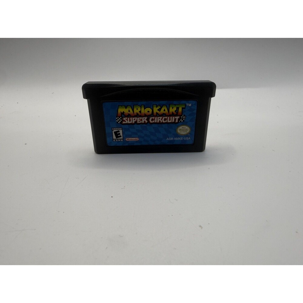 Mario Kart Super Circuit Nintendo Game Boy Advance GBA Game Tested E Everyone